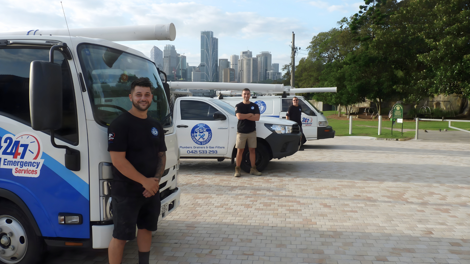 GSK Plumbing team at work